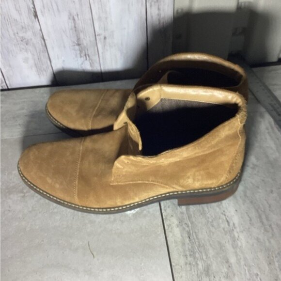 Goth y2k indie normcore gorpcore fisherman Men's Suede Chukka Bourbon Size 11.5 - Picture 2 of 7